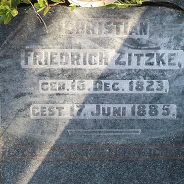 ZITZKE Christian Friedrich 1823-1885