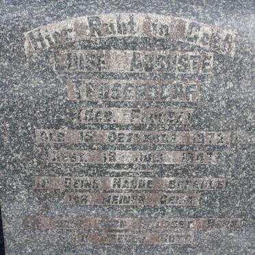 TESSENDORF Luise Auguste nee FLUGEL 1872-1947