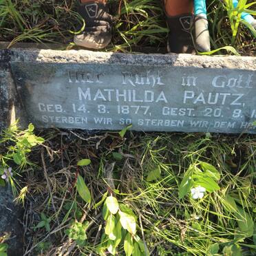PAUTZ Mathilda 1877-1937