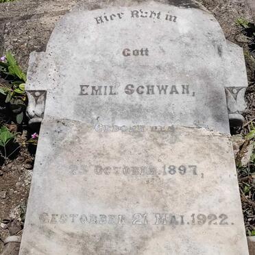 SCHWAN Emil 1897-1922