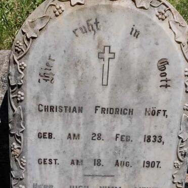 HOFT Christian Fridrich 1833-1907