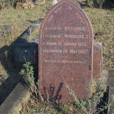 BOTTCHER Auguste nee WARNECKE 1823-1900