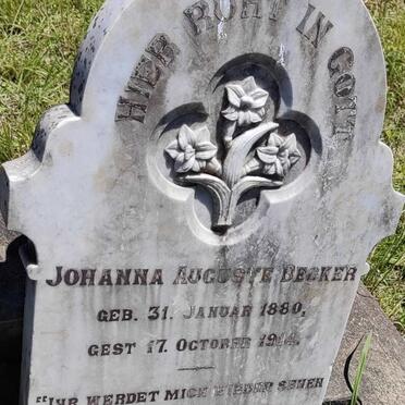 BECKER Johanna Auguste 1880-1914