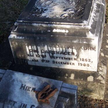 KUHN Ernestine Friederike nee CARSHAGEN 1862-1900