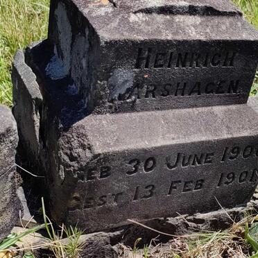 KARSHAGEN Heinrich 1900-1901