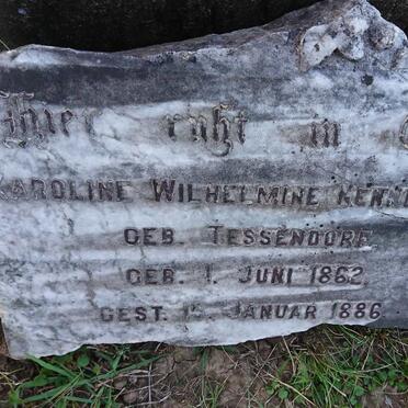 KENNEMANN Karoline Wilhelmine nee TESSENDORF 1862-1886