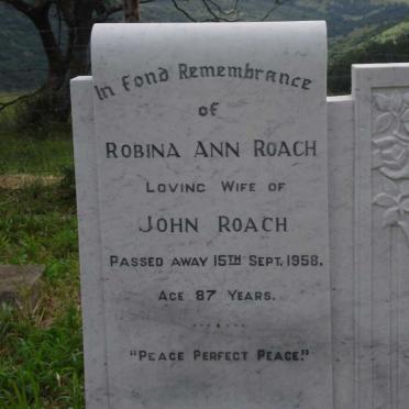ROACH Robina Ann -1958
