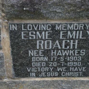 ROACH Esme Emily nee HAWKES 1903-1990