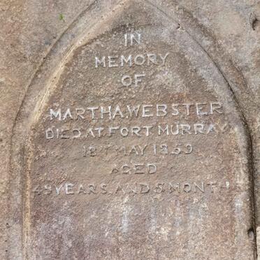 WEBSTER Martha -1859