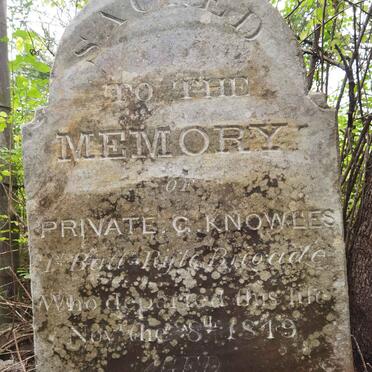 KNOWLES C. -1849