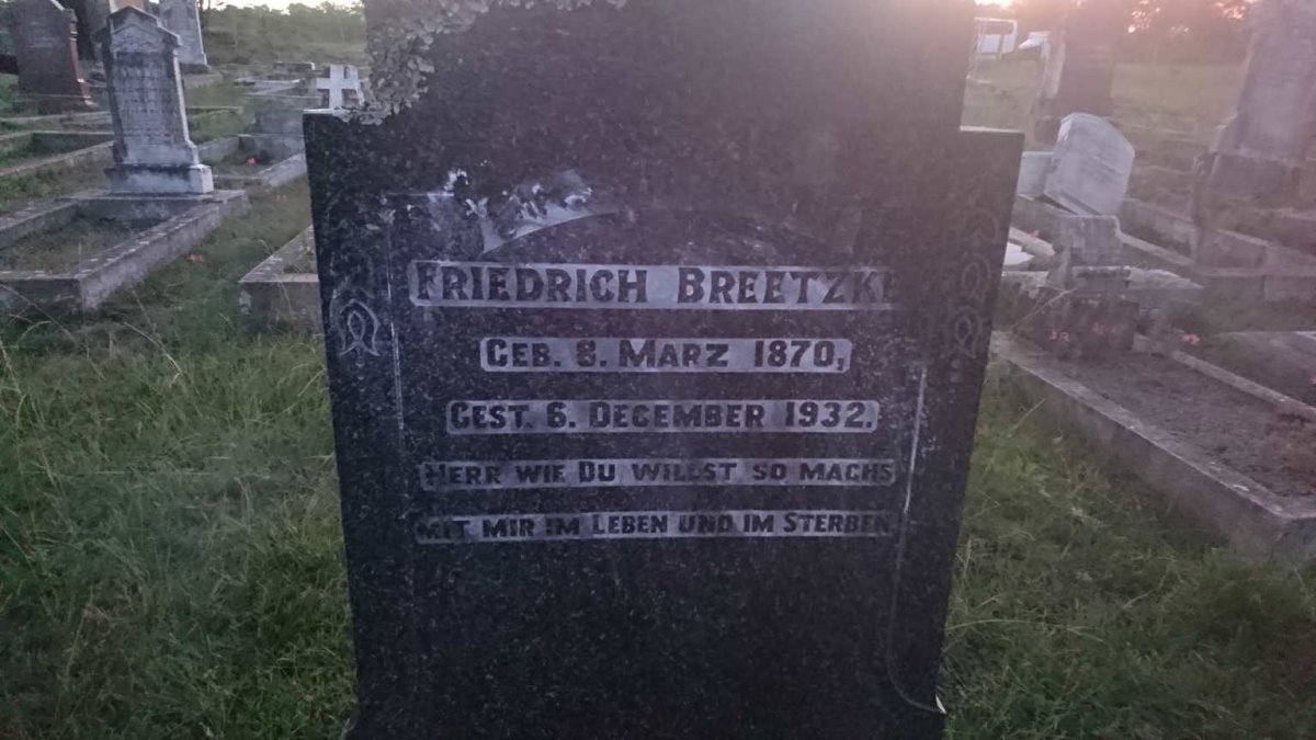 BREETZKE Friedrich 1870-1932