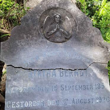 BERNDT Bertha 1850-1926