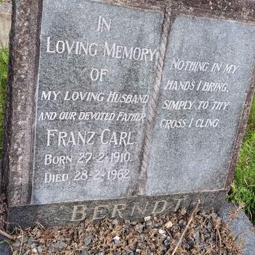 BERNDT Franz Carl 1910-1962