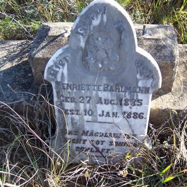 BAHLMANN Henriette 1885-1886