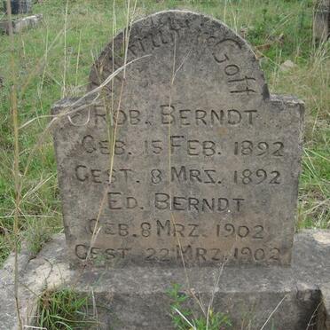 BERNDT Rob. 1892-1892 :: BERNDT Ed. 1902-1902