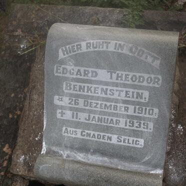 BENKENSTEIN Edgard Theodor 1910-1939