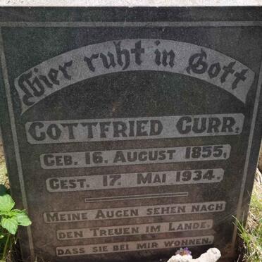 CURR Gottfried 1855-1934