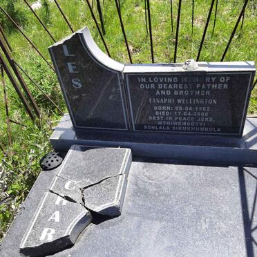 CHARLES Fanaphi Wellington 1962-2008