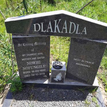 DLAKADLA Nowhi Nofungile 1959-2012