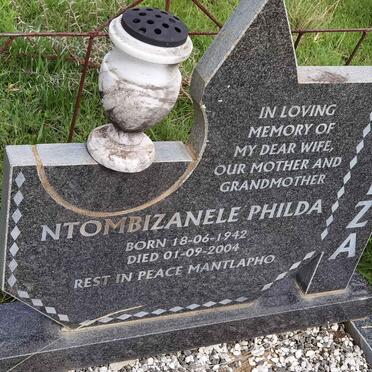 DIDIZA Ntombizanele Philda 1942-2004