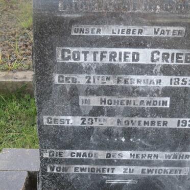 GRIEB Gottfried 1855-1936