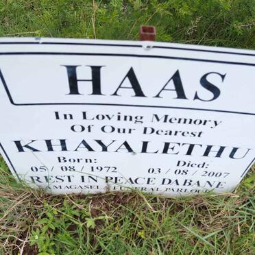 HAAS Khayalethu 1972-2007