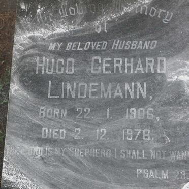LINDEMANN Hugo Gerhard 1906-1976