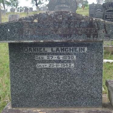LANGHEIN Daniel 1890-1942