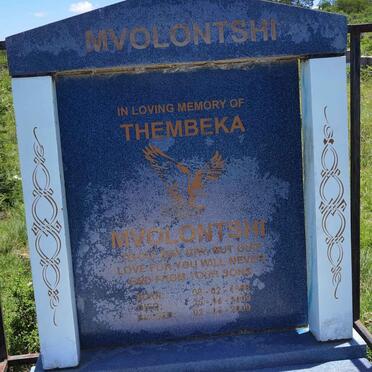 MVOLONTSHI Thembeka 1958-2009