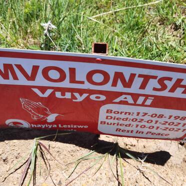 MVOLONTSHI Vuyo Ali 1981-2021