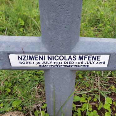 MFENE Nzimeni Nicolas 1932-2018