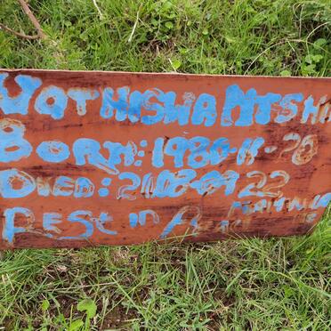 MTSHIKO Vothiswa 1980-2008