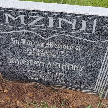 MZINI Khastayi Anthony 1958-2018