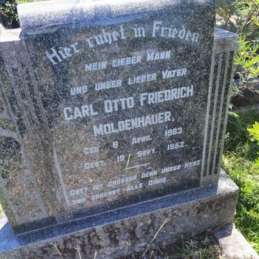 MOLDENHAUER Carl Otto Friedrich 1903-1952