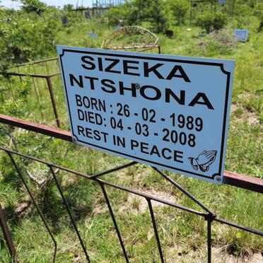 NTSHONA SIZEKA 1989-2008