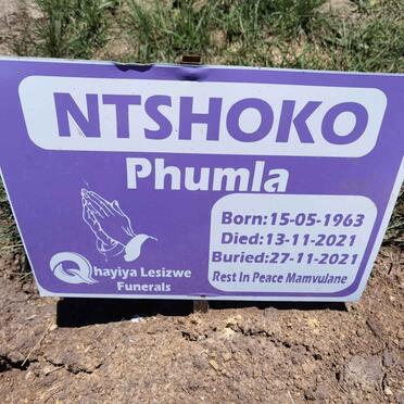 NTSHOKO Phumla 1963-2021