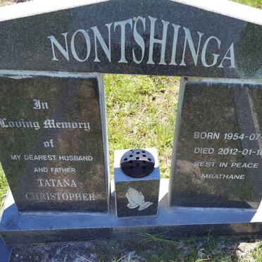 NONTSHINGA Tatana Christopher 1954-2012