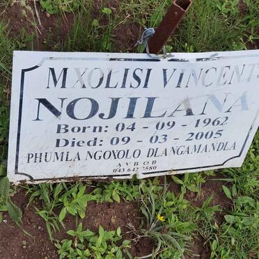 NOJILANA Mxolisi Vincent 1962-2005