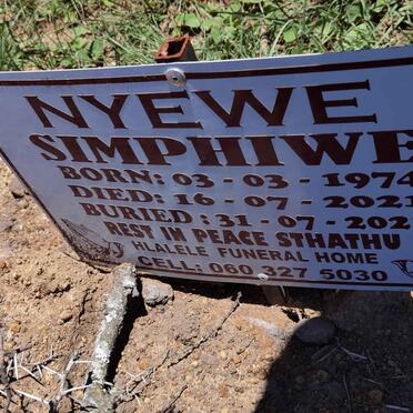 NYEWE Simphiwe 1974-2021