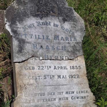 RAASCH Ottilie Maria nee BERNDT 1855-1927