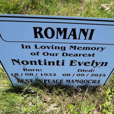 ROMANI Nontinti Evelyn 1932-2014