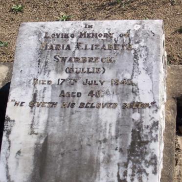 SWARBRECK Maria Elizabeth -1940