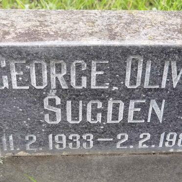 SUGDEN George Oliver 1933-1985