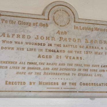 LANDREY Alfred John Paton -1917