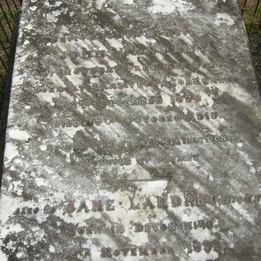 LANDREY John 1828-1915 &amp; Jane 1832-1908
