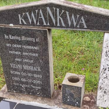 KWANKWA Vizani Meshack 1949-2001