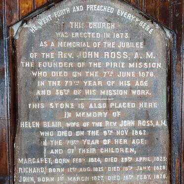 ROSS John -1878 &amp; Helen BLAIR -1862 & family