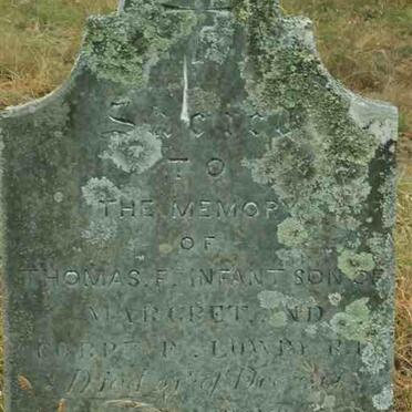 LOWRY Thomas Frederick  -1861