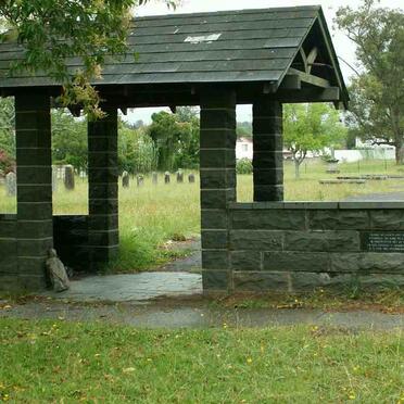 Eastern Cape, KING WILLIAM'S TOWN, Edward Street, Old Cemetery