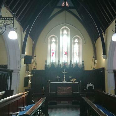 1. Memorials inside the church